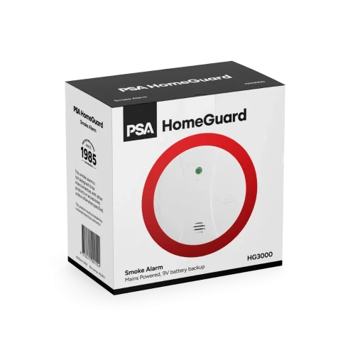 HG3000 240V Photoelectric Smoke Alarm with 9V Battery Back Up